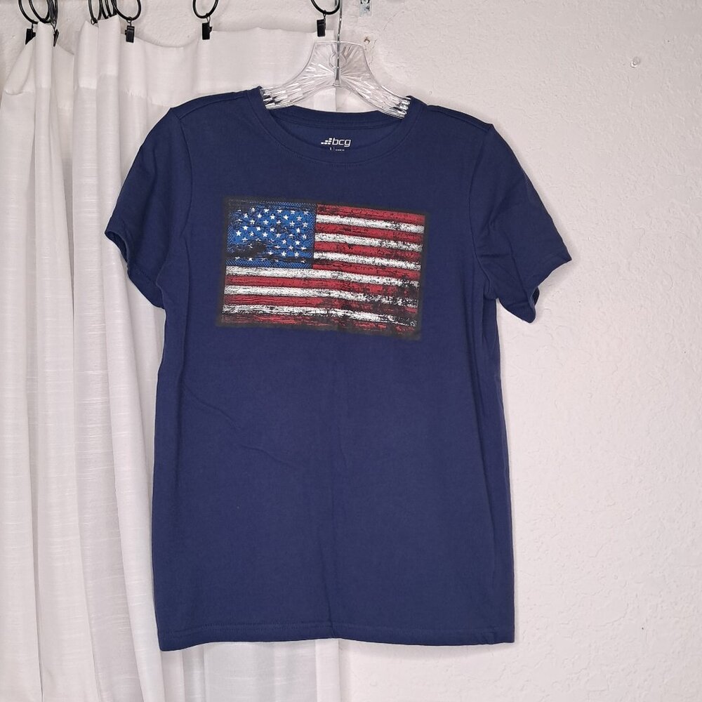 Boys BCG Blue USA T-Shirt